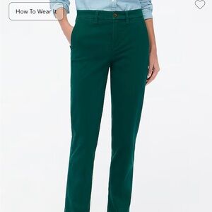 NWT J.Crew High-Rise Girlfriend Chino Pants